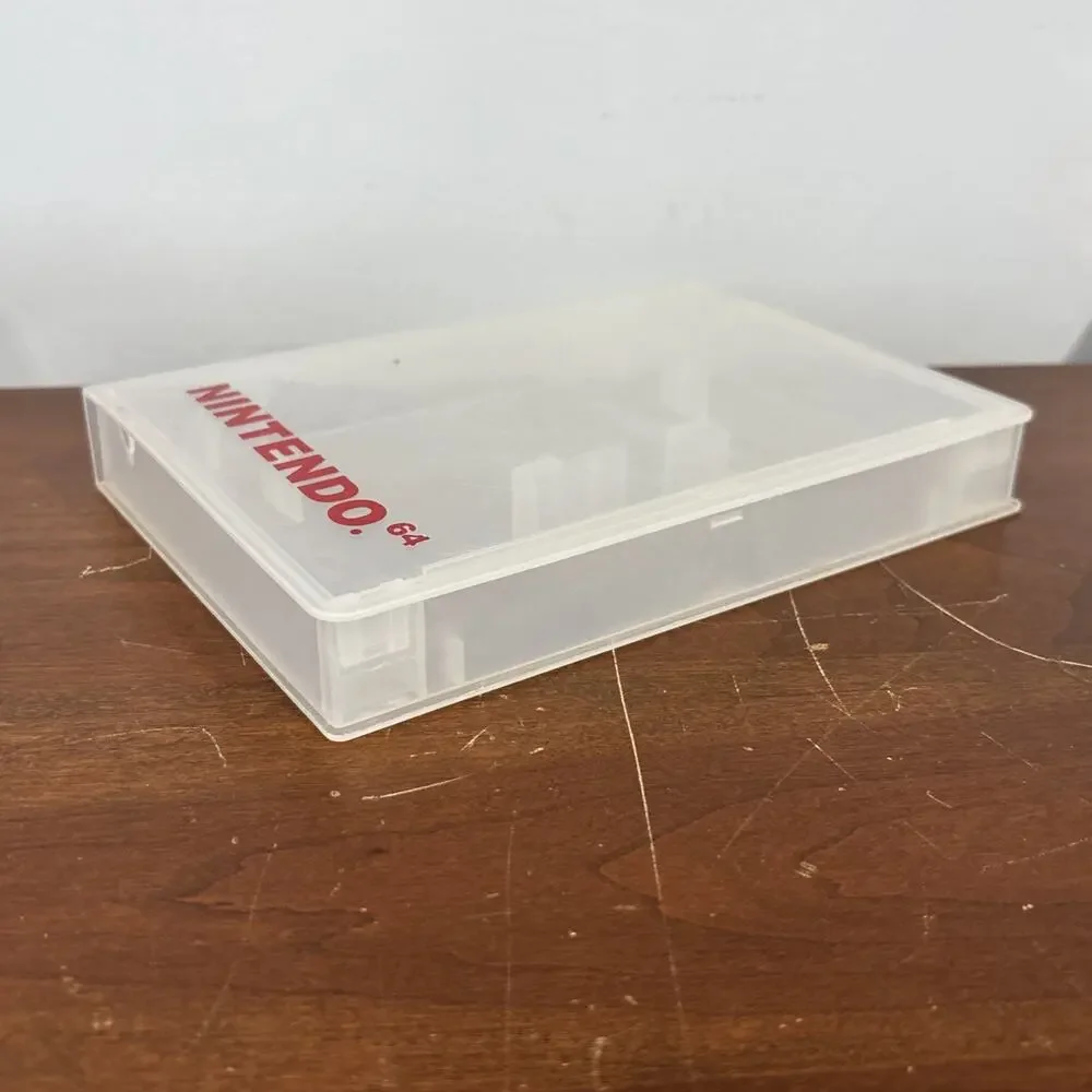 Nintendo 64 N64 Hard Case Display Clamshell Clear Plastic Storage - Picture 3 of 6